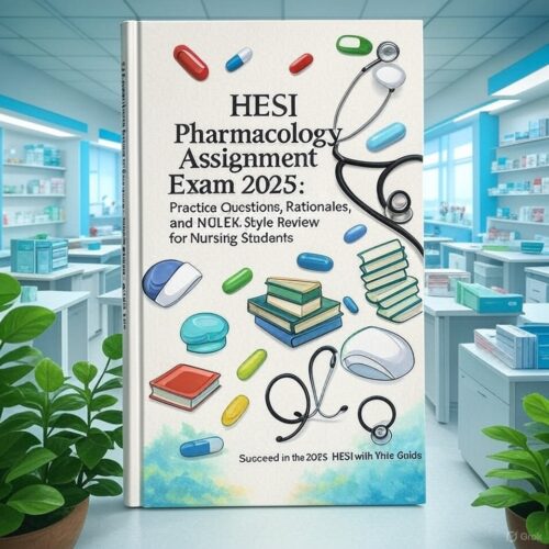 HESI Pharmacology Assignment Exam 2025