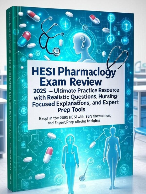 HESI Pharmacology Exam Review 2025 – Ultimate Practice Resource with Realistic Questions, Nursing-Focused Explanations, and Expert Prep Tools