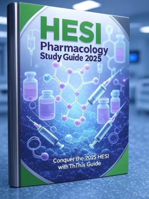 HESI Pharmacology Study Guide 2025