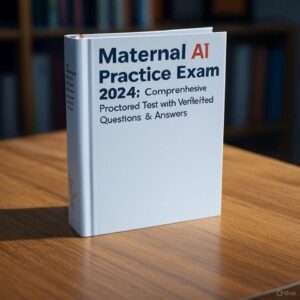 Maternal ATI Proctored Exam with this 2024 study guide