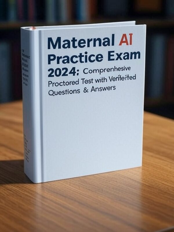 Maternal ATI Proctored Exam with this 2024 study guide