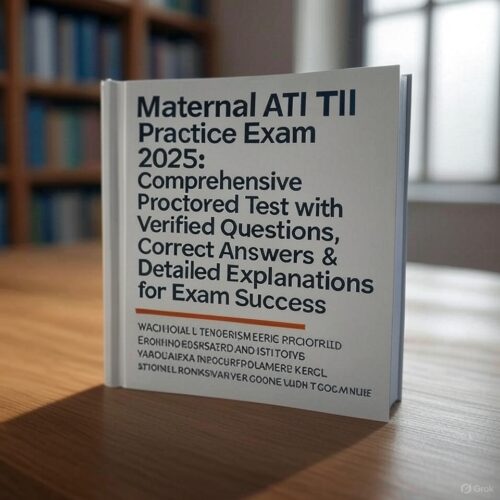 Maternal ATI Proctored Exam with this 2025 study guide