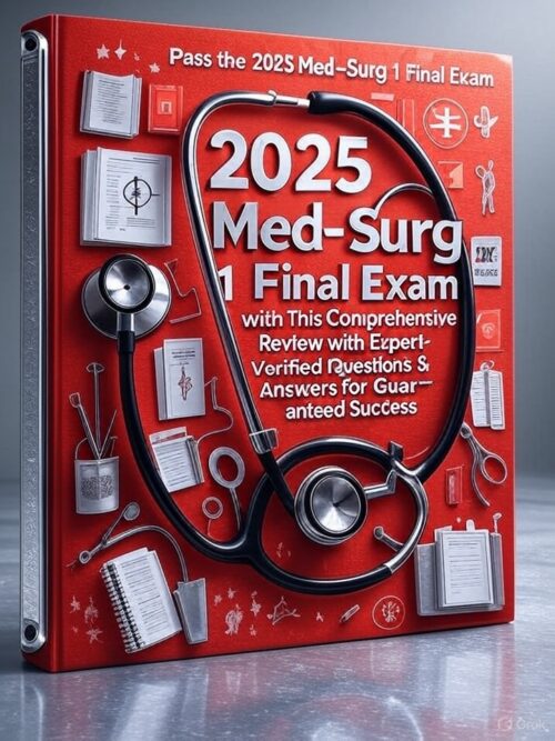 2025 Med-Surg 1 Final Exam