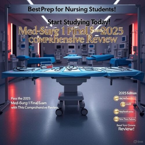 2025 Med-Surg 1 Final Exam