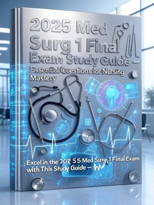 2025 Med Surg 1 Final Exam