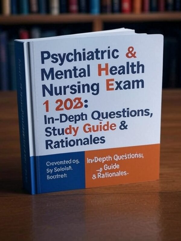 2025 Psychiatric & Mental Health Nursing Exam 1