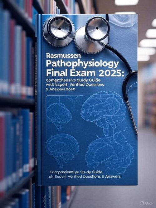 Rasmussen Pathophysiology Final Exam 2025