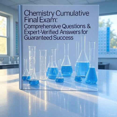 Chemistry Cumulative Final Exam