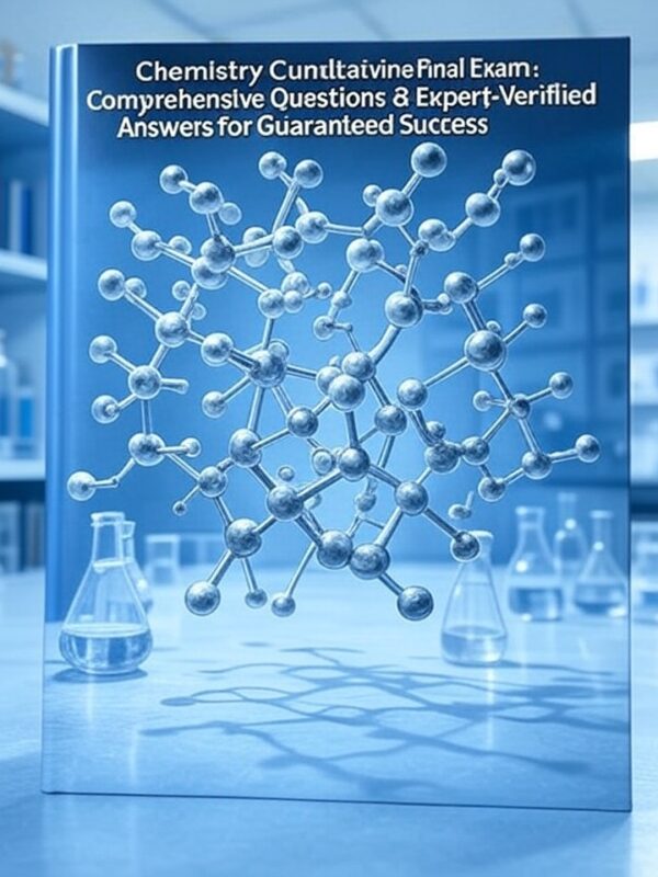 Chemistry Cumulative Final Exam