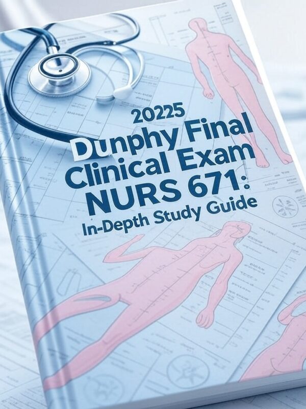 2025 NURS 671 Dunphy Final Clinical Exam