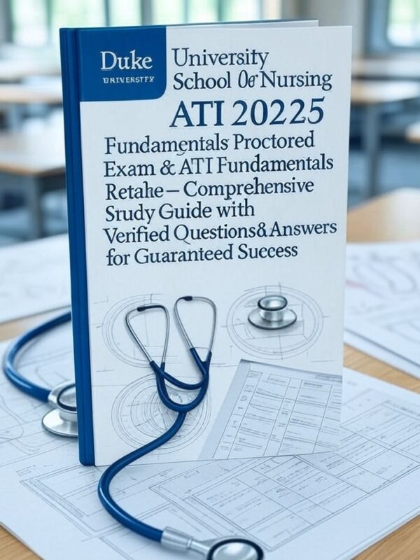 ATI 2025 Fundamentals Proctored Exam