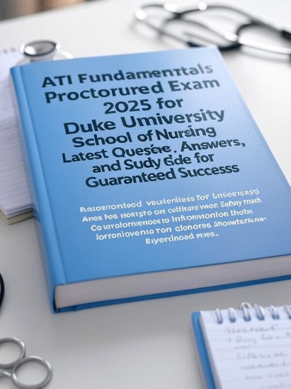 2025 ATI Fundamentals Proctored Exam