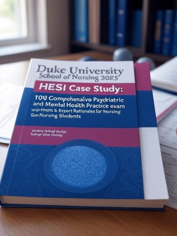 2025 HESI Psychiatric and Mental Health exam
