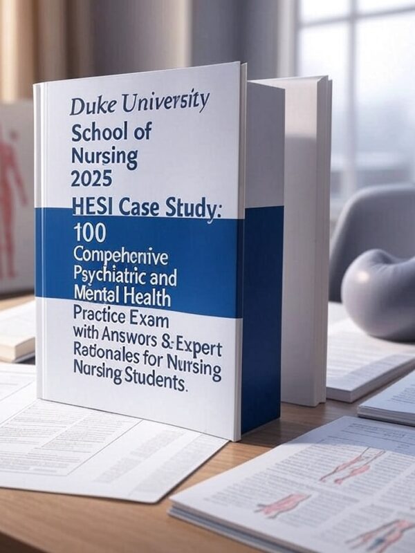 2025 HESI Psychiatric and Mental Health exam