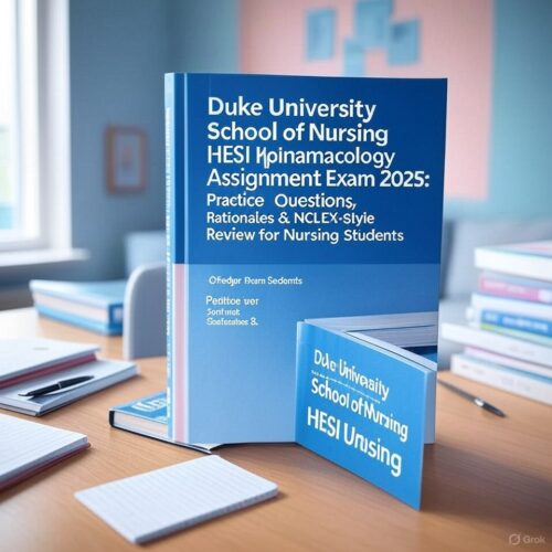 2025 HESI Pharmacology Assignment Exam