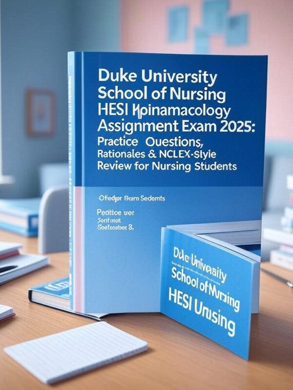 2025 HESI Pharmacology Assignment Exam