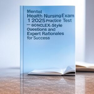 Mental Health Nursing Exam 1