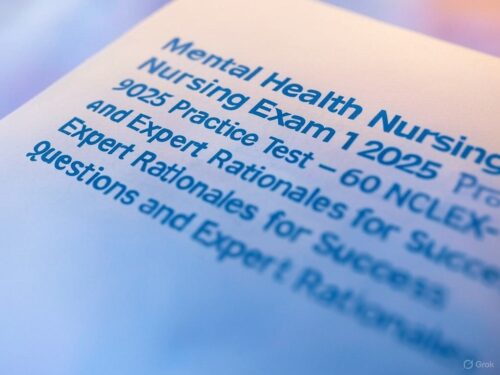 Mental Health Nursing Exam 1