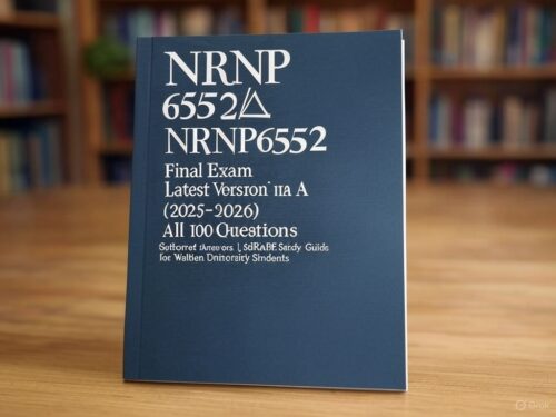 NRNP 6552/NRNP6552 Final Exam