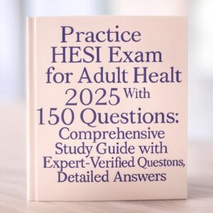 HESI Adult Health Exam 2025
