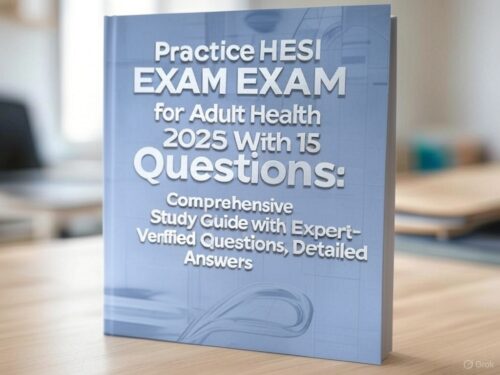 HESI Adult Health Exam 2025