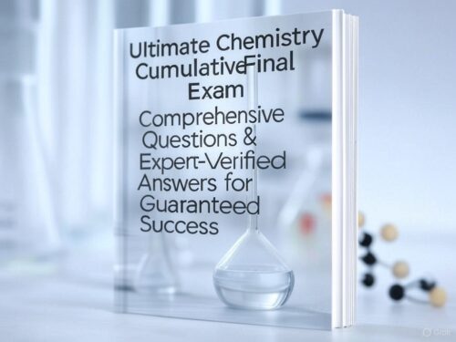Chemistry Cumulative Exam guide