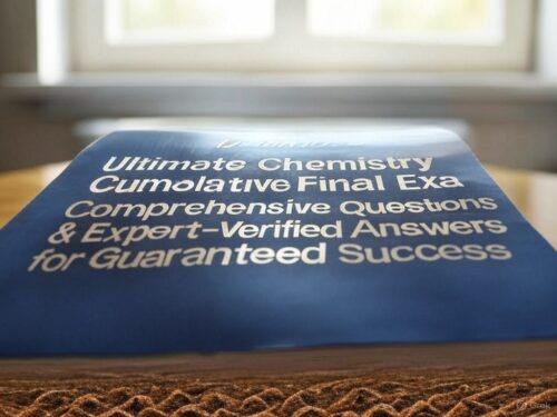 Chemistry Cumulative Exam guide