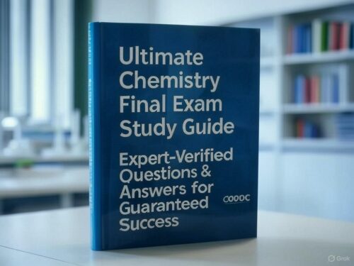 chemistry final with the Ultimate Study Guide