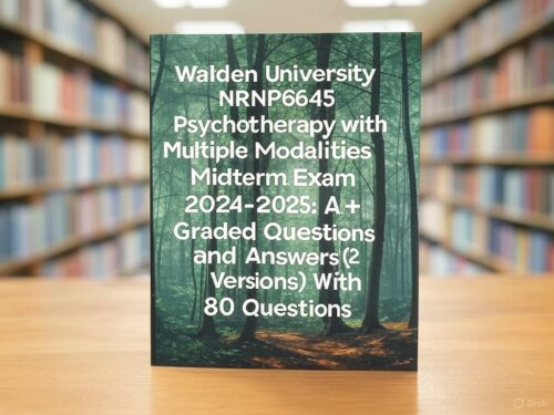 NRNP 6645 Midterm Exam 2024