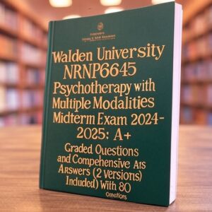 NRNP 6645 Midterm Exam 2024