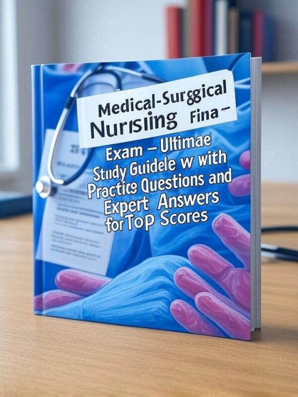 Medical-Surgical Nursing 1 Final Exam