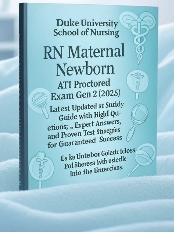 RN Maternal Newborn ATI Proctored Exam
