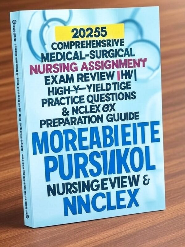 2025 Medical-Surgical Nursing Assignment Exam