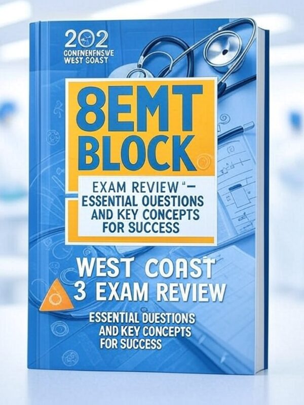 2025 West Coast EMT Block 3 Exam