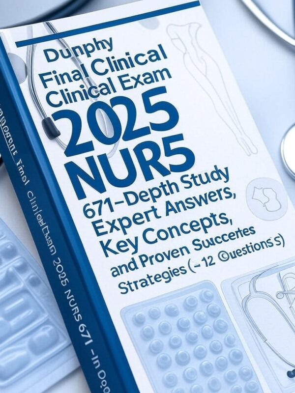 Dunphy Final Clinical Exam 2025 NURS 671