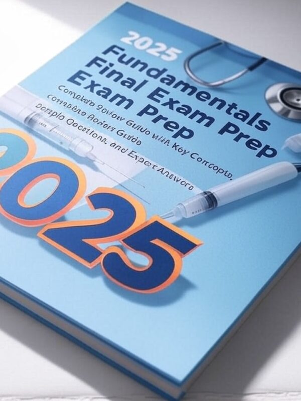 2025 Fundamentals of Nursing Final Exam