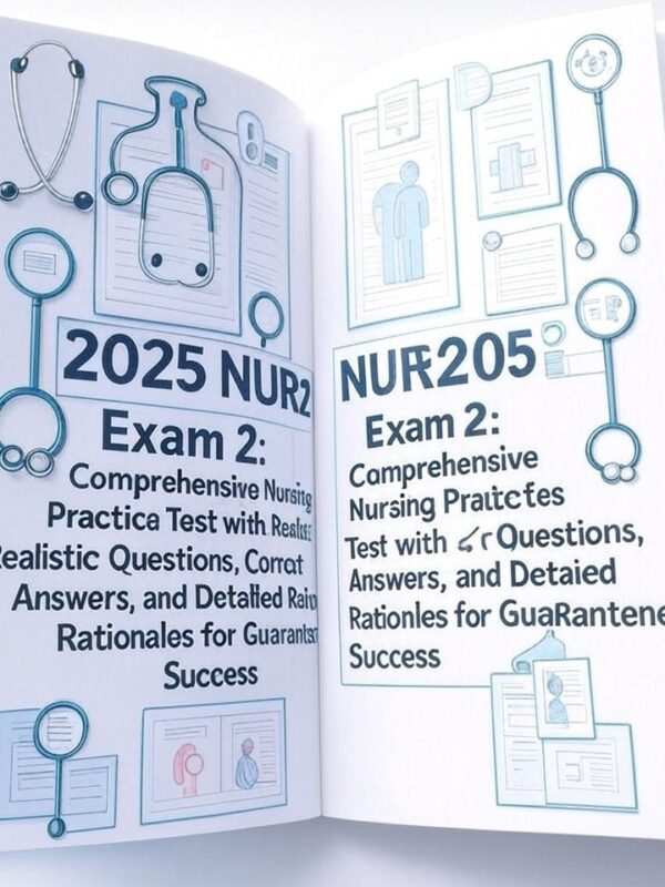 2025 NUR 205 Exam 2