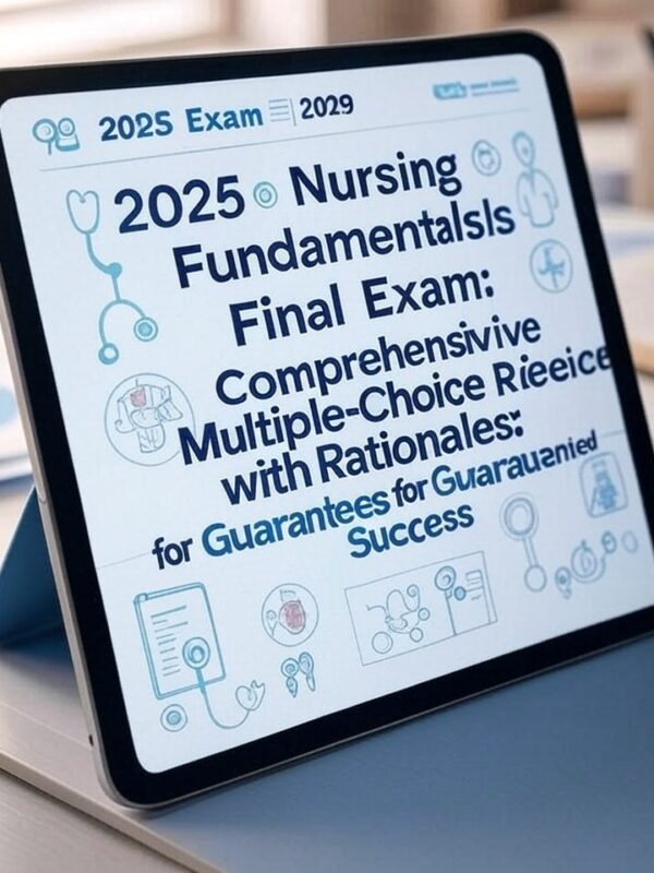 2025 Nursing Fundamentals Final Exam