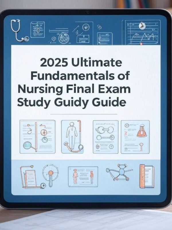 2025 Fundamentals of Nursing Final Exam