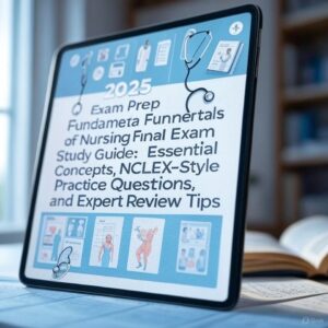 2025 Fundamentals of Nursing Final Exam