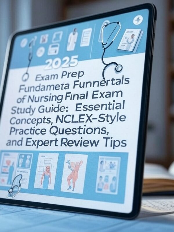 2025 Fundamentals of Nursing Final Exam