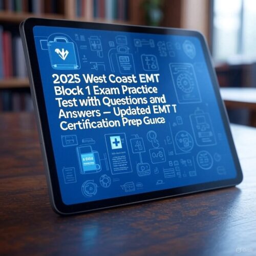 2025 West Coast EMT Block 1 Exam