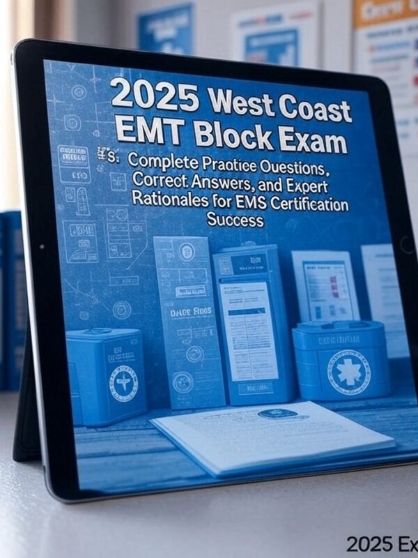 2025 West Coast EMT Block Exam #3