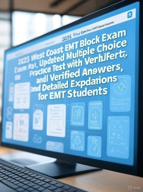 2025 West Coast EMT Block Exam #3