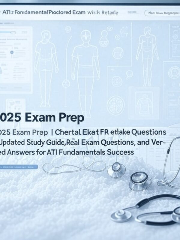 2025 ATI Fundamentals Exam