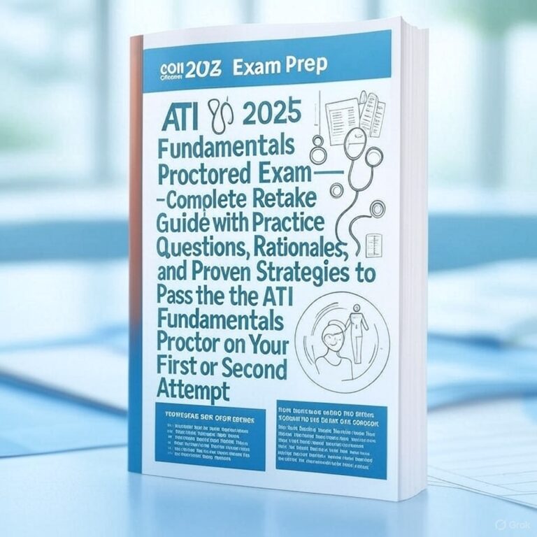 ATI 2025 Fundamentals Proctored Exam – Complete Retake Guide with ...