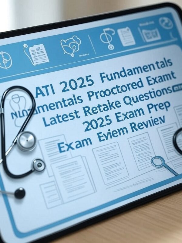 2025 ATI Fundamentals Exam