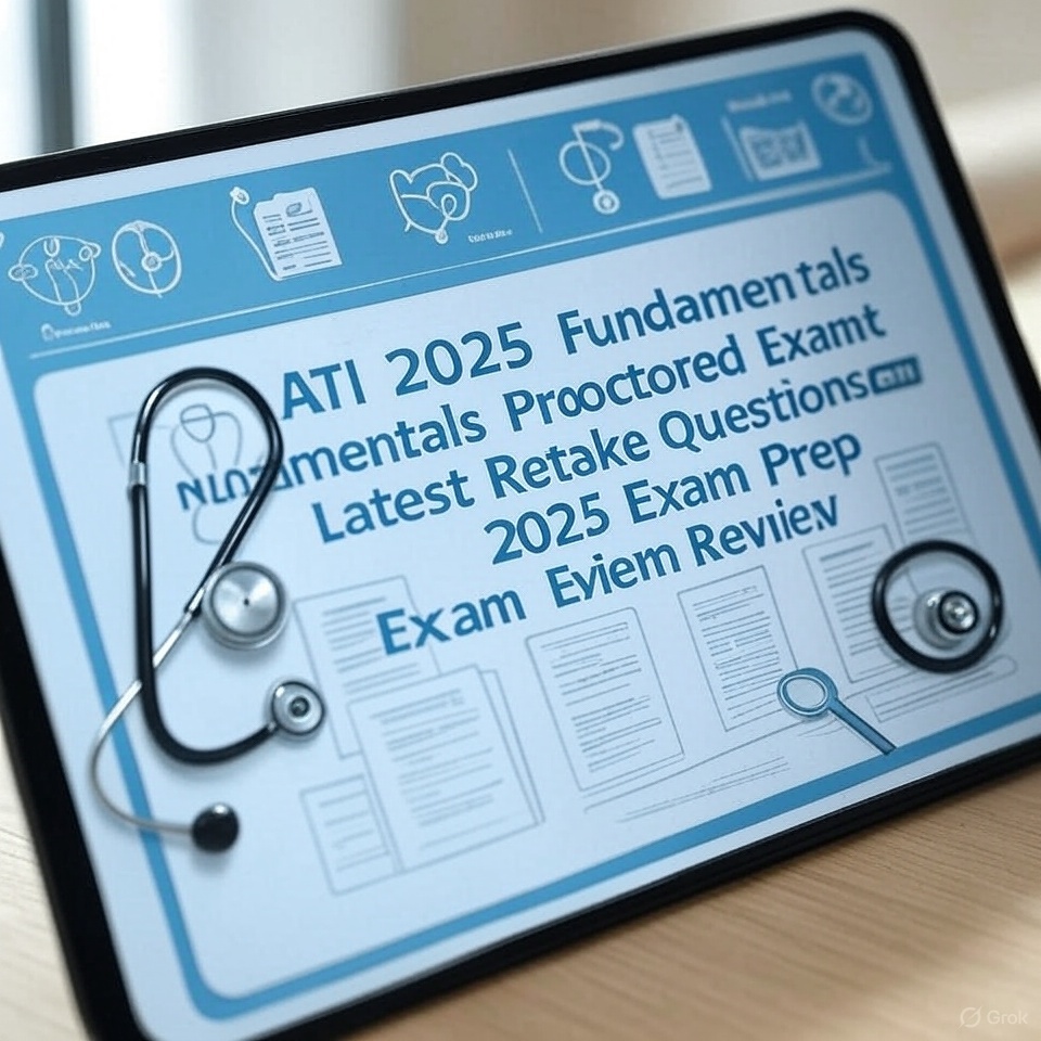 ATI 2025 Fundamentals Proctored Exam – Latest Retake Questions, ATI ...