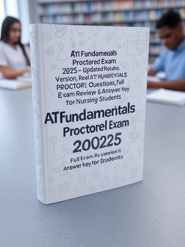 ATI Fundamentals Proctored Exam 2025
