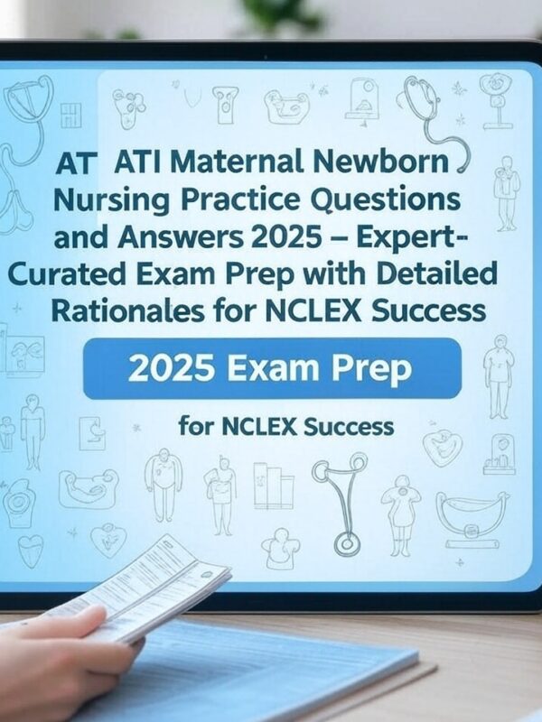 2025 ATI Maternal Newborn practice questions